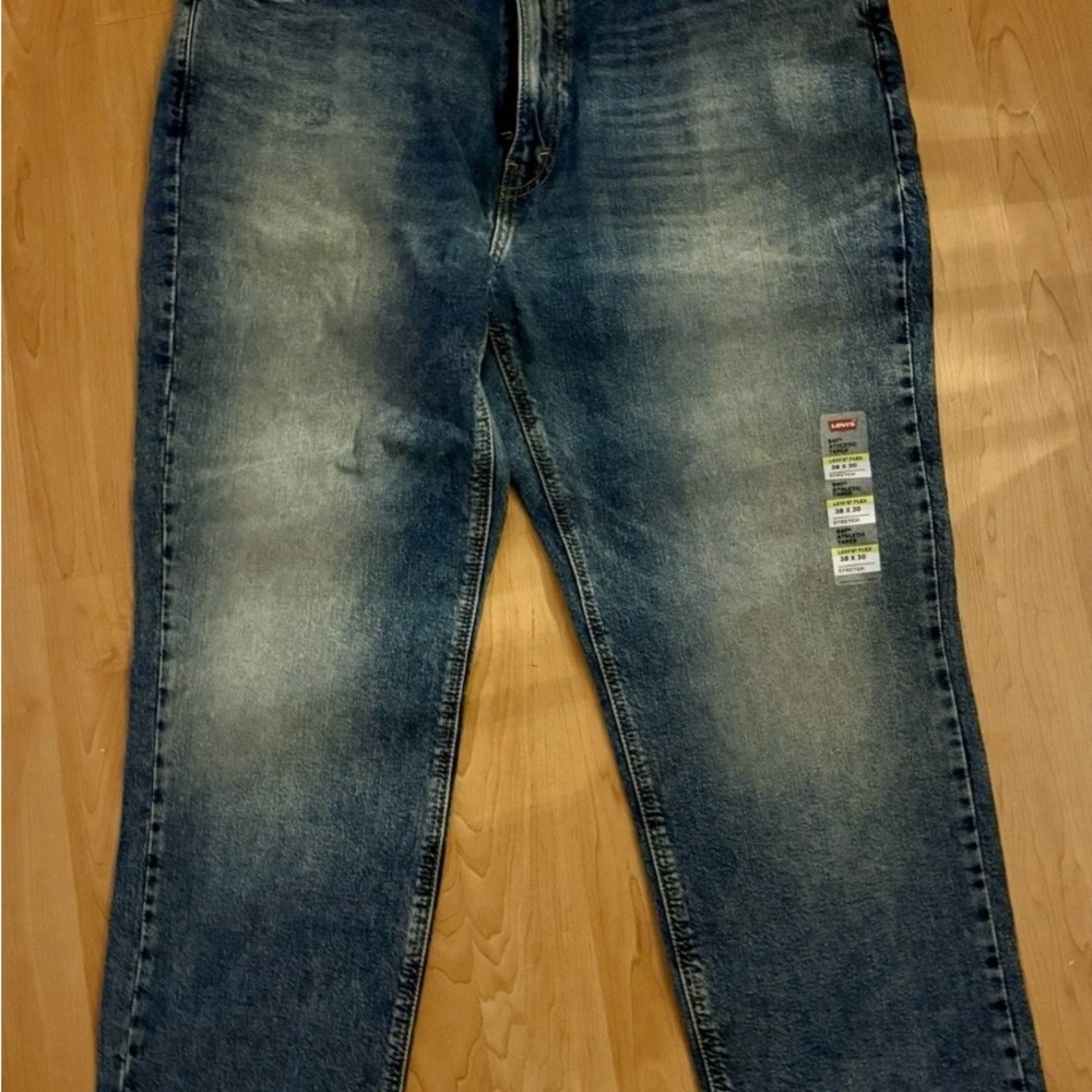 Levi's Relaxed Fit Denim Jeans - Dark Blue-NWT